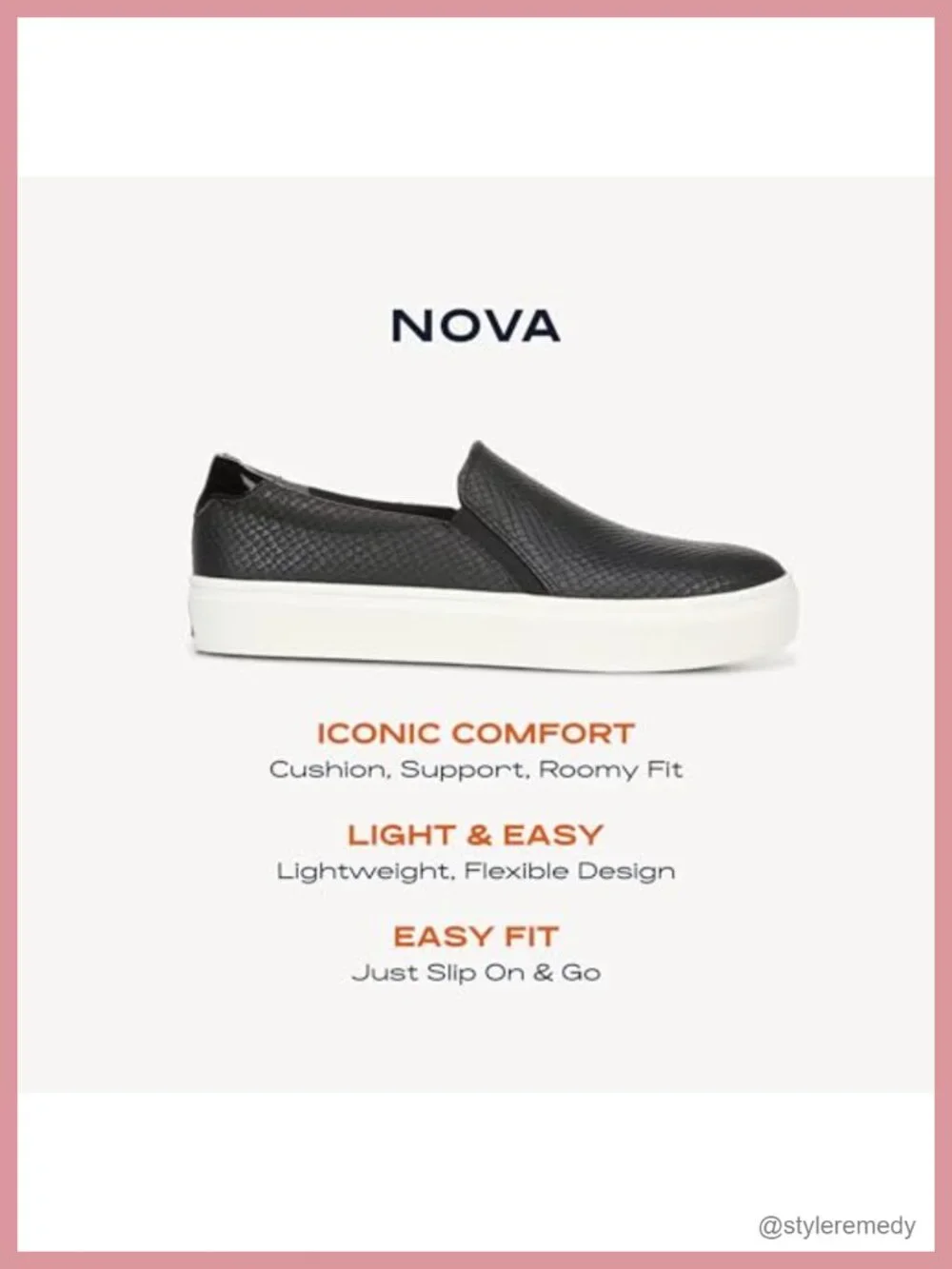 Faux Leather Slip-On Fashion Sneakers with Twin Gore Panels - Lightweight